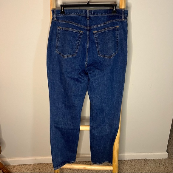 Abercrombie & Fitch Curve Love Ultra HighRise 90s Slim Straight Jean 34/18 35/20 - Picture 9 of 15